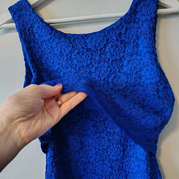 Royal Blue Fancy Dress by Jolie - size XS/S - Picture 4 of 7